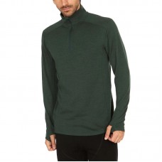 Männer Merino-Sweatshirt ISIZIP grün